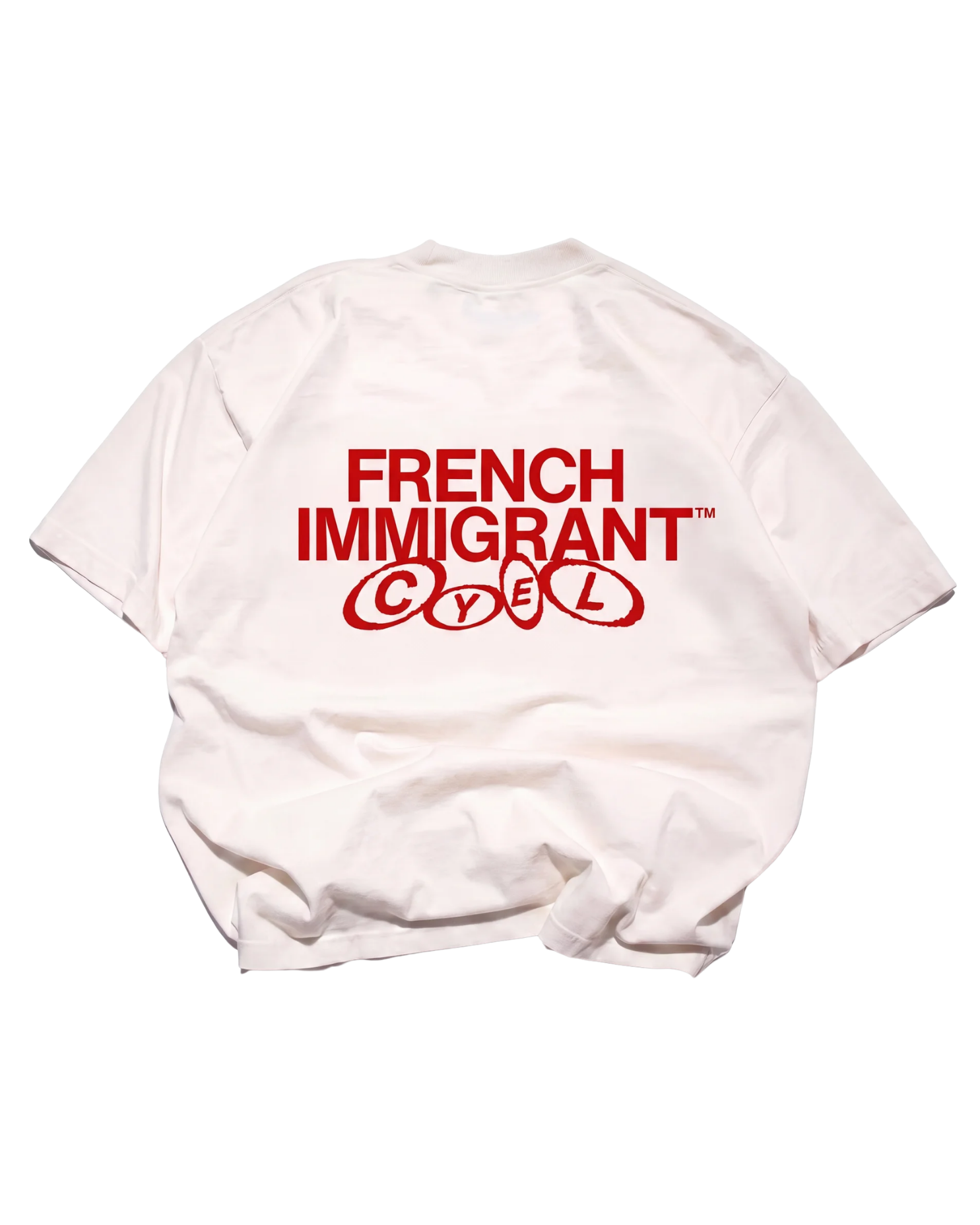 Tee French Immigrant — Blanc