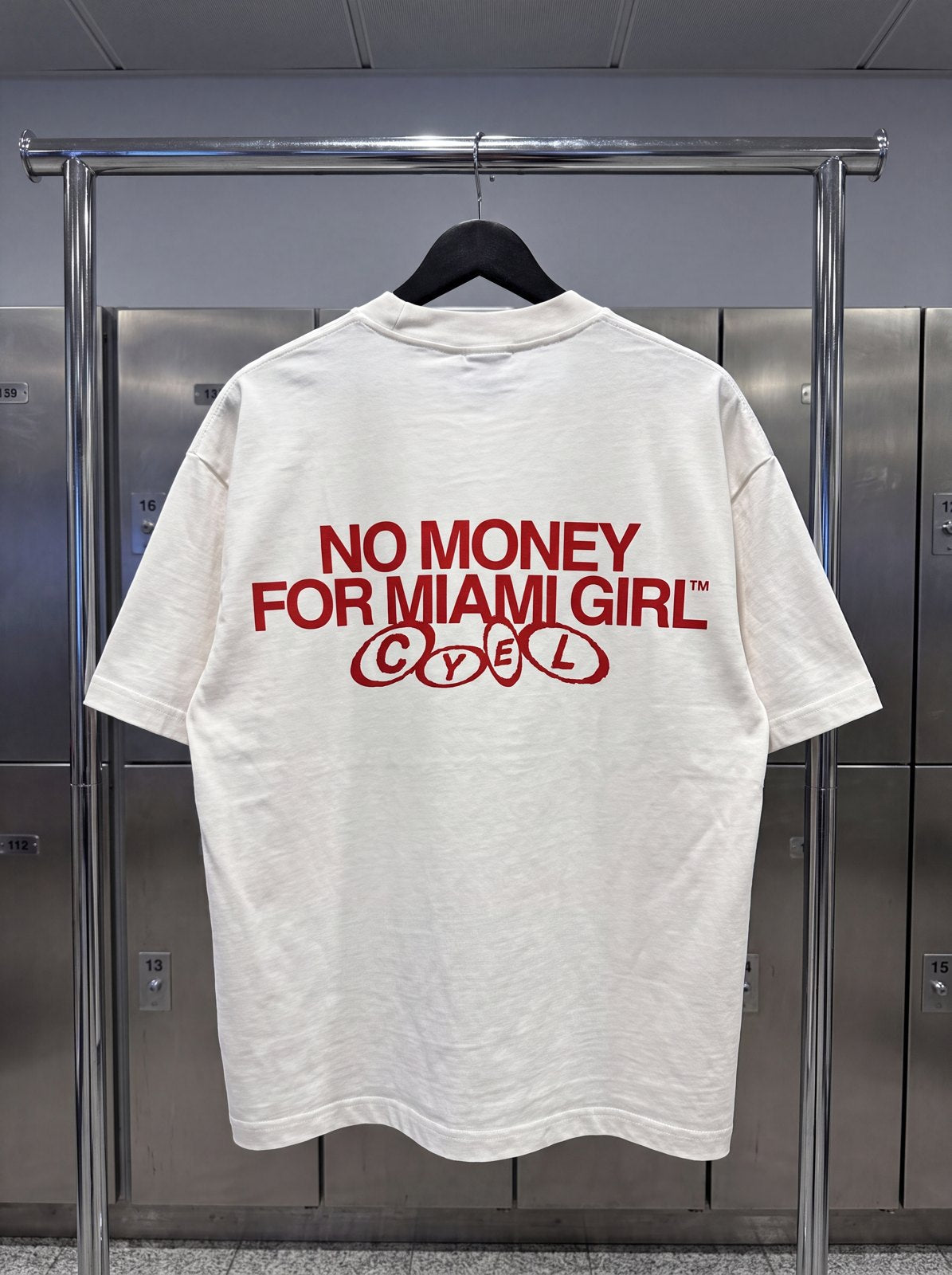 Tee No Money For Miami Girl — Blanc