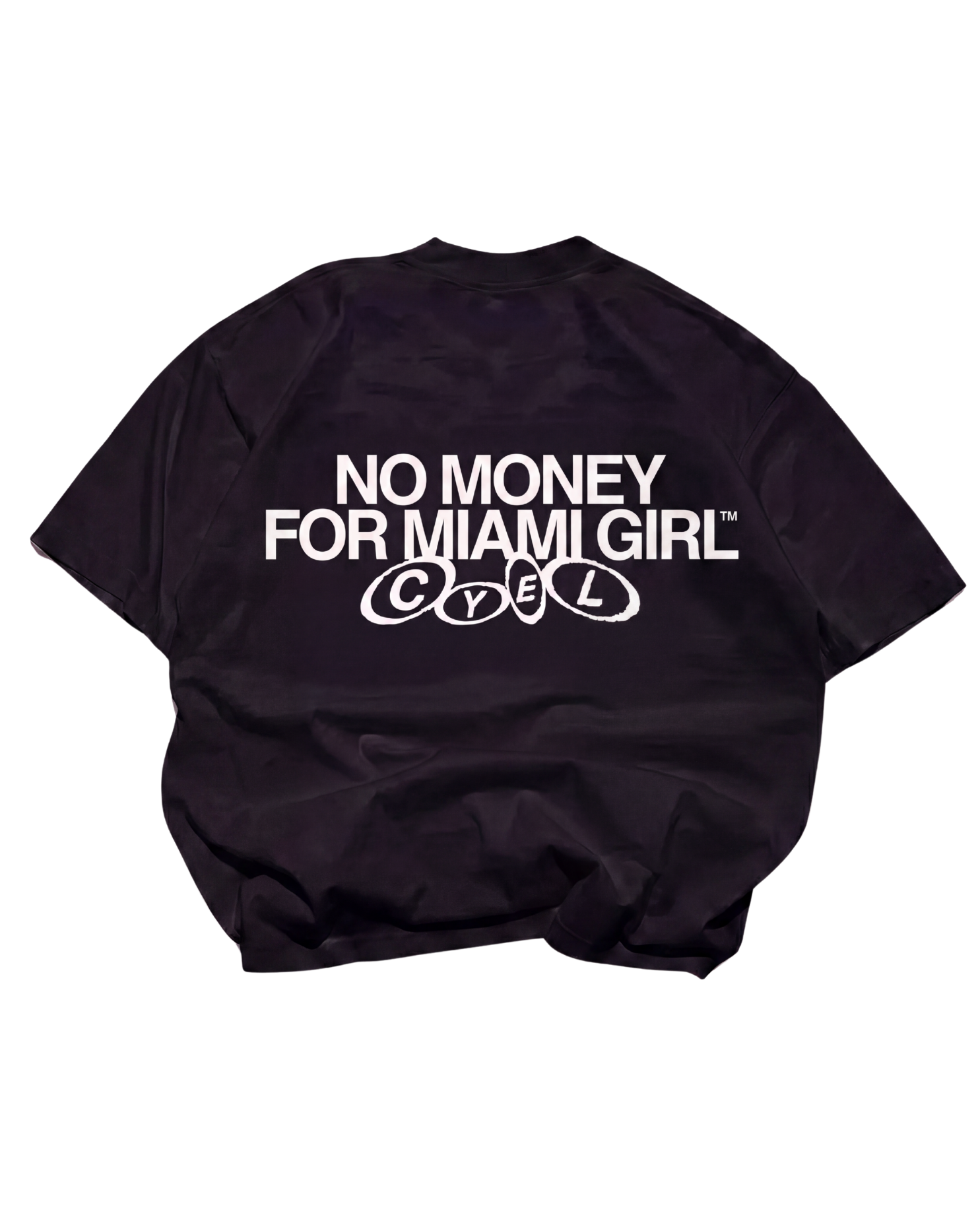 Tee No Money For Miami Girl — Noir