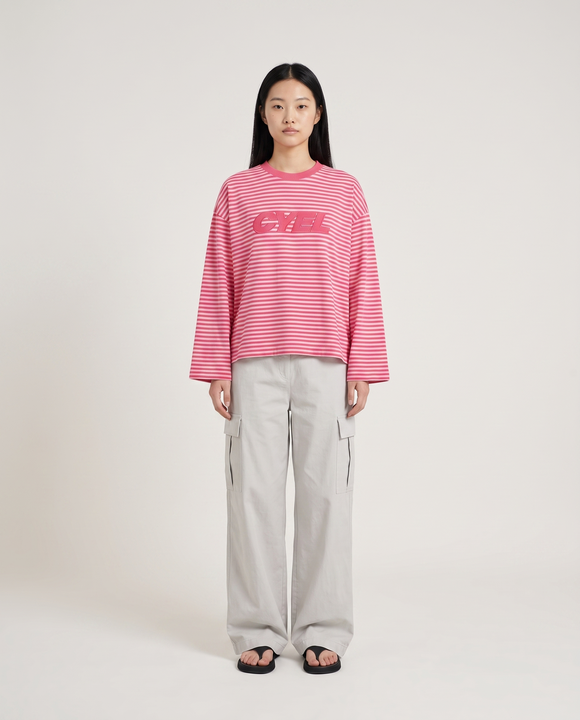 Longsleeve CYEL Rayé * Rouge