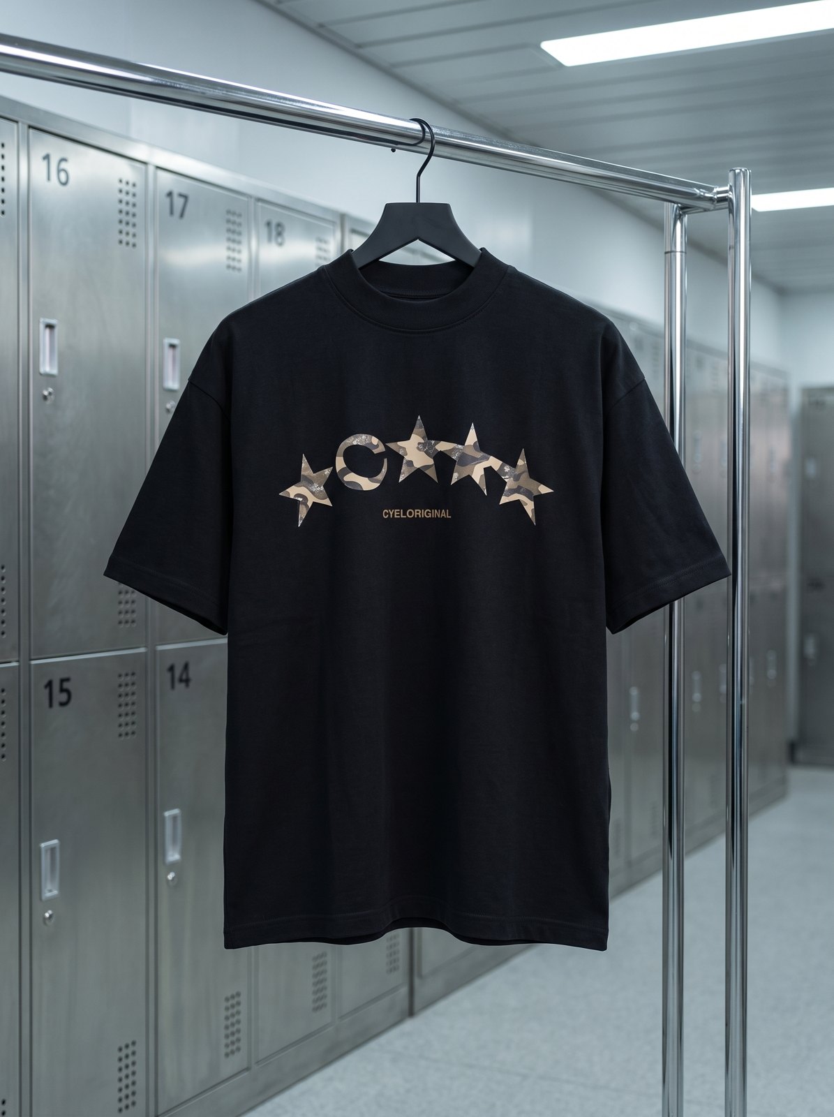 Tee Étoiles — Noir