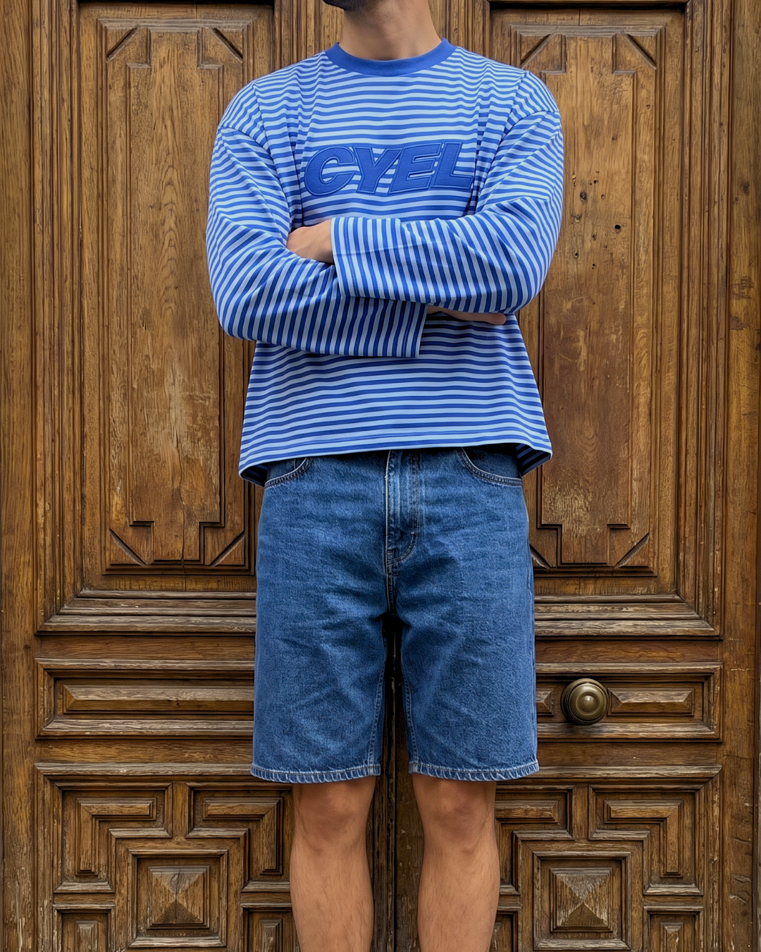 Longsleeve CYEL Rayé * Bleu