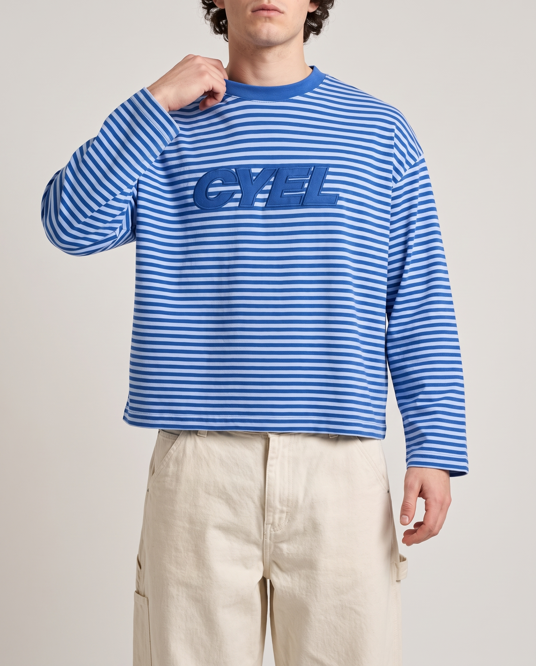 Longsleeve CYEL Rayé * Bleu