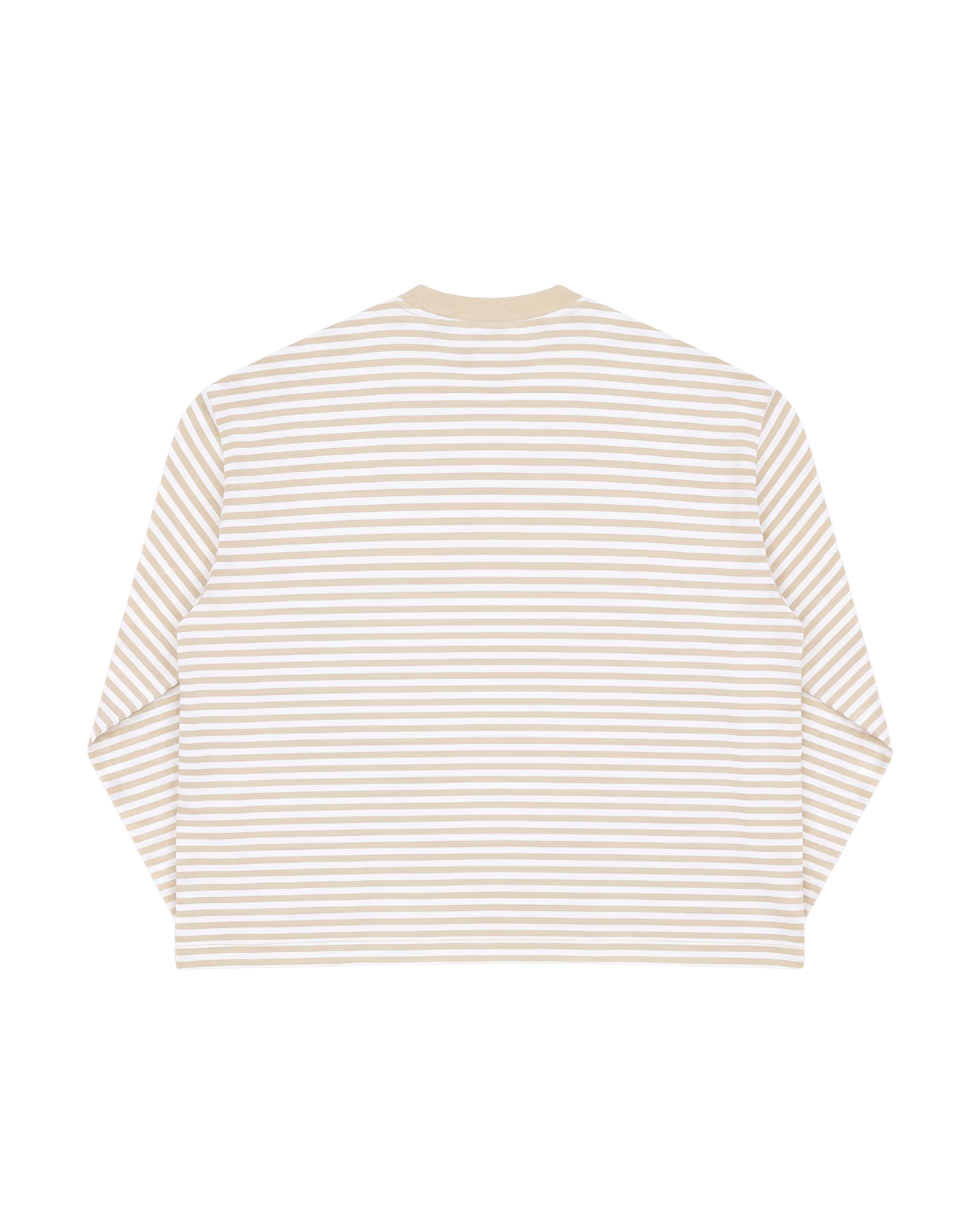 Longsleeve CYEL Rayé — Écru — dos