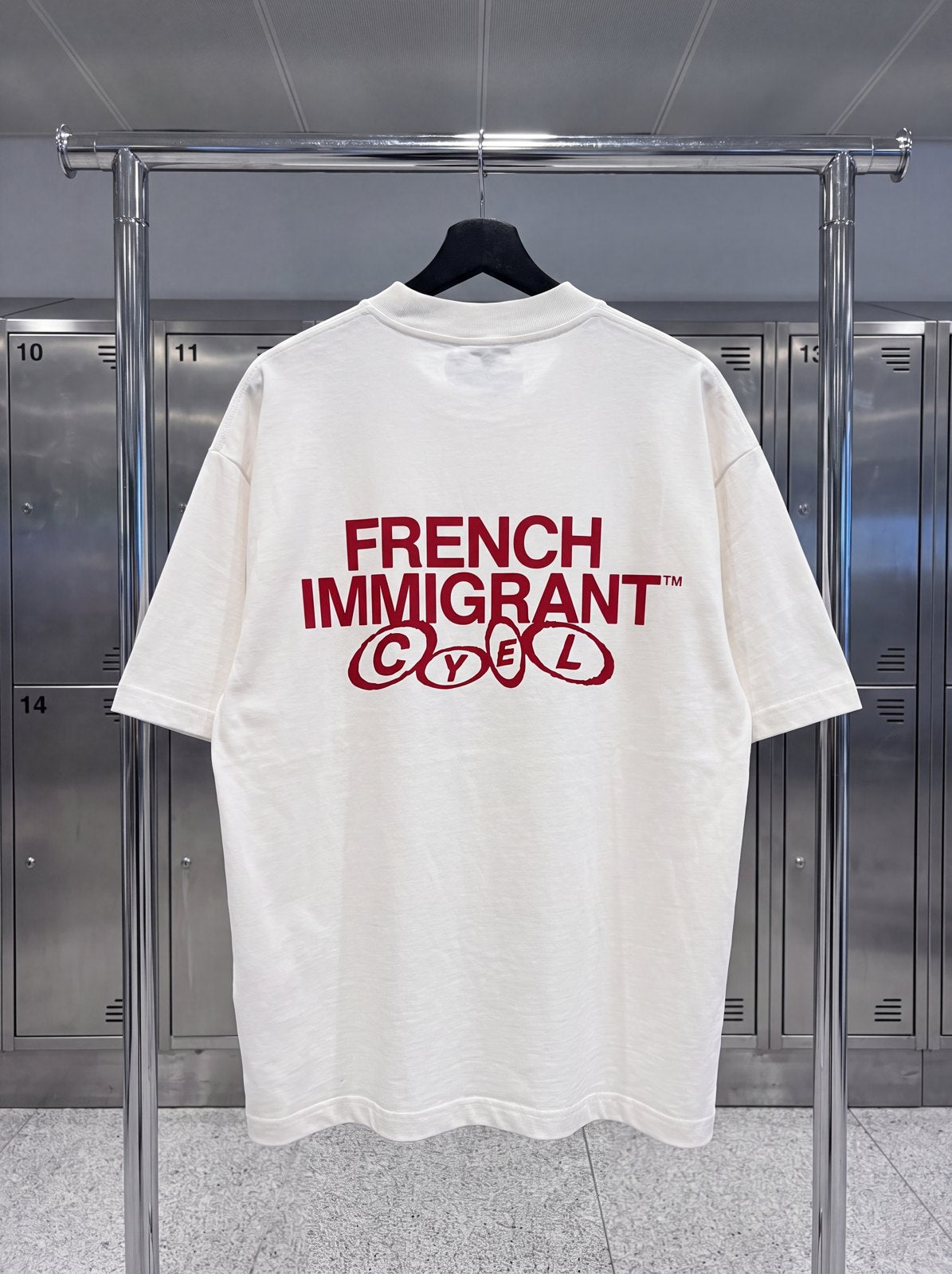 Tee French Immigrant — Blanc