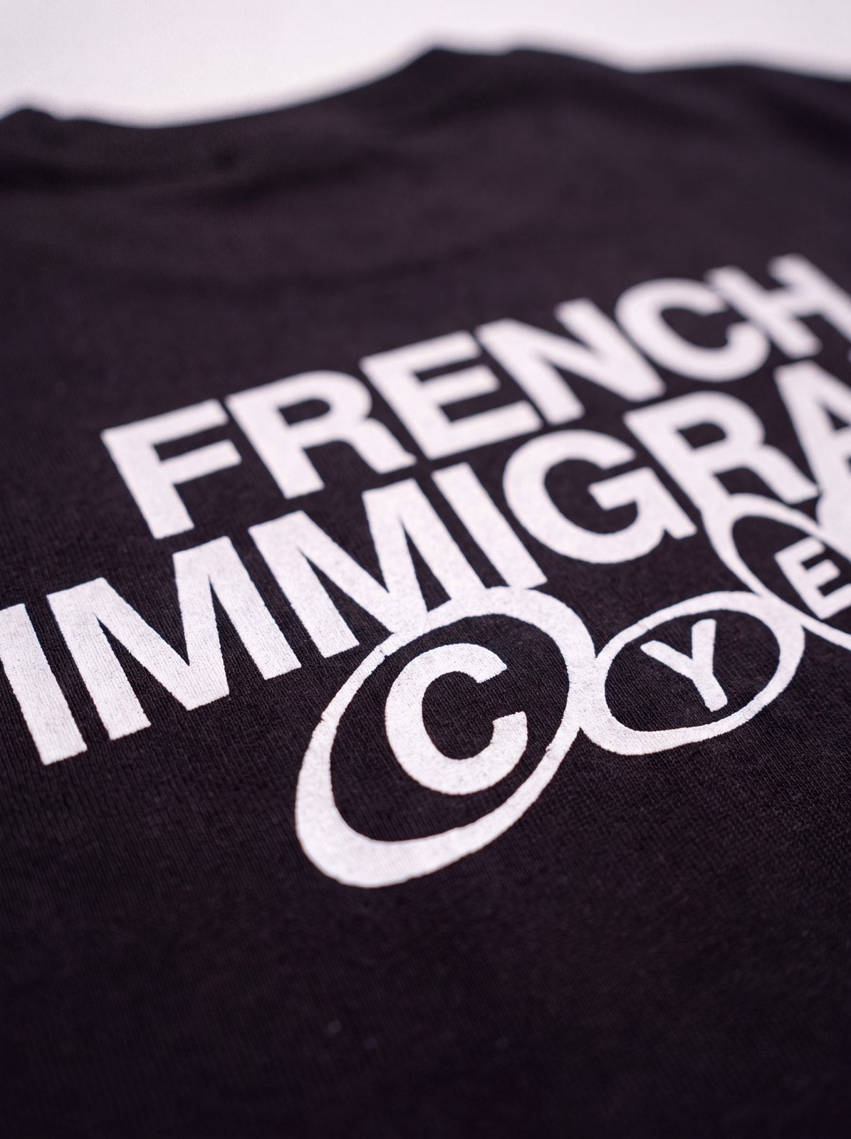 Tee French Immigrant — Noir
