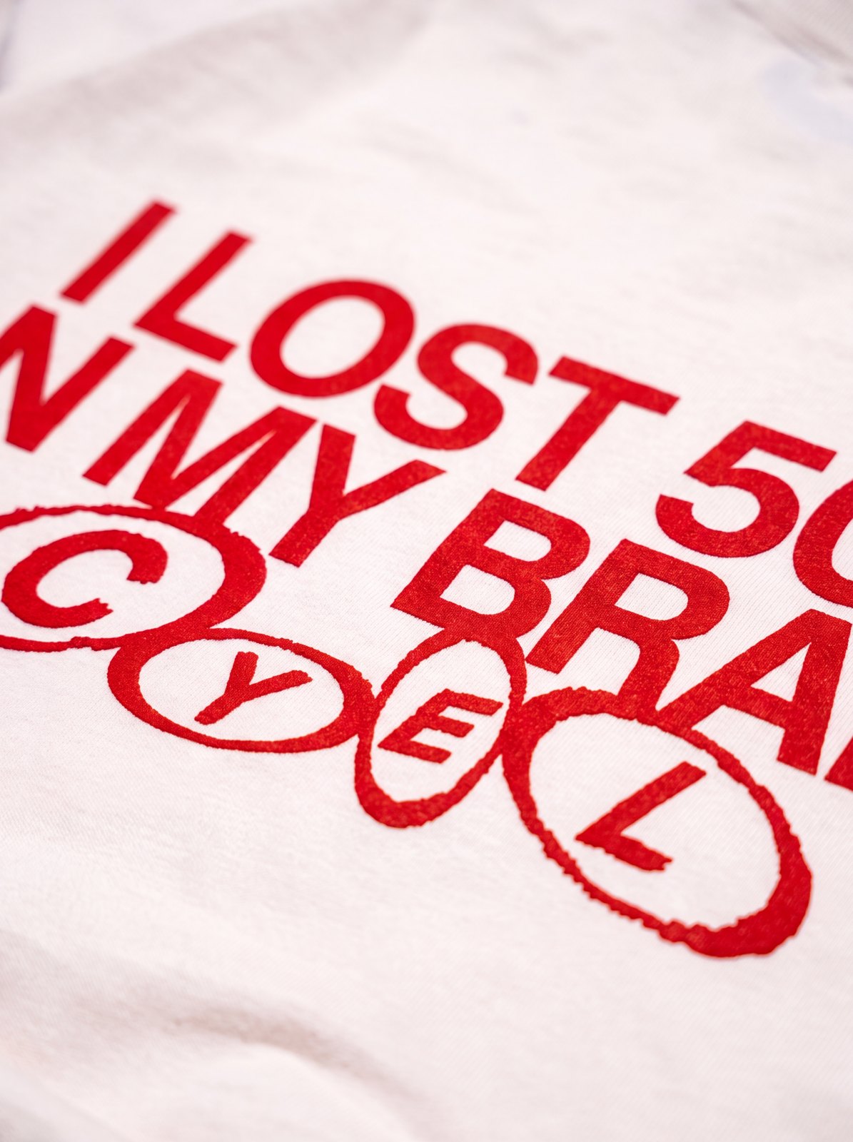 Tee I Lost 50K — Blanc