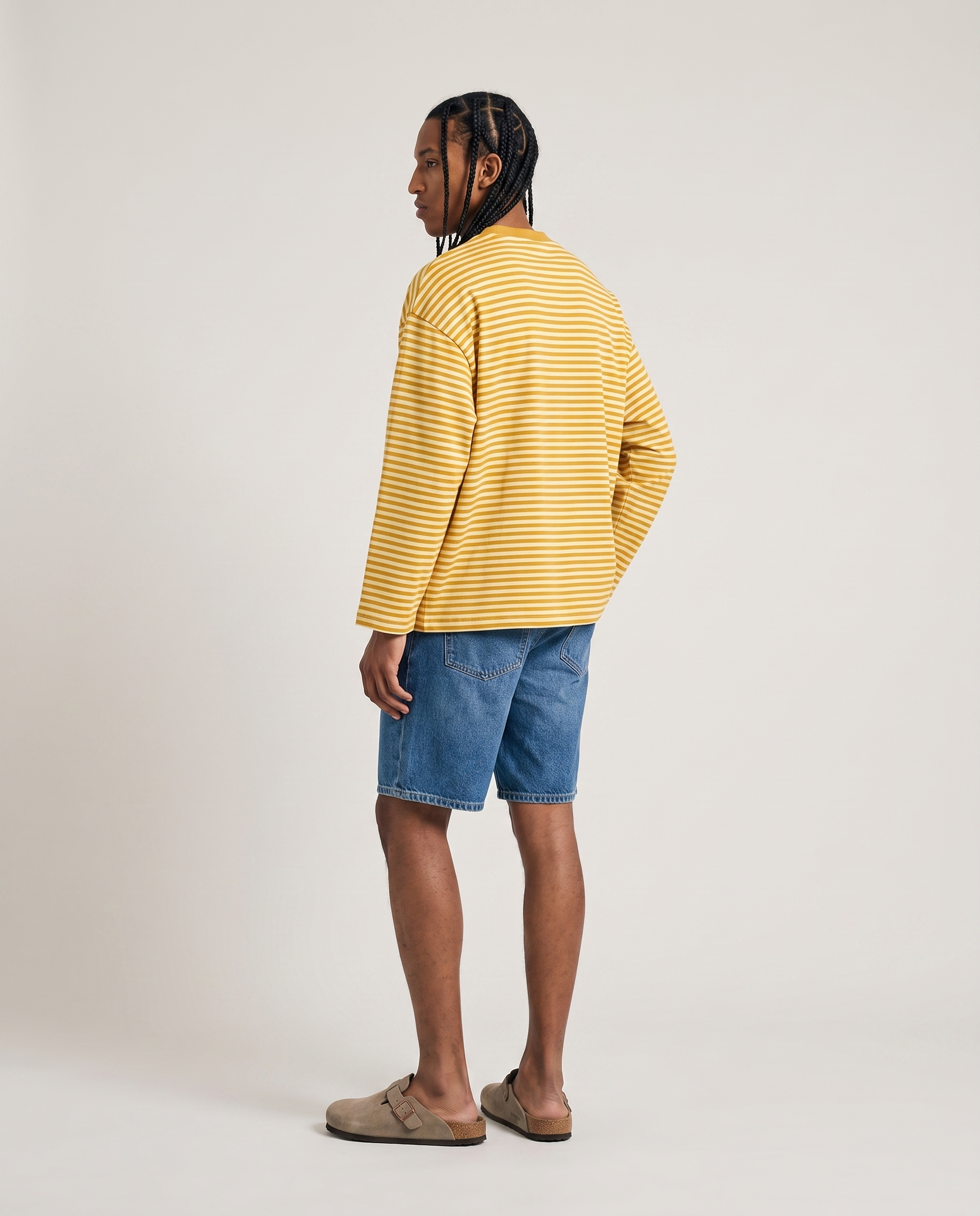 Longsleeve CYEL Rayé * Jaune